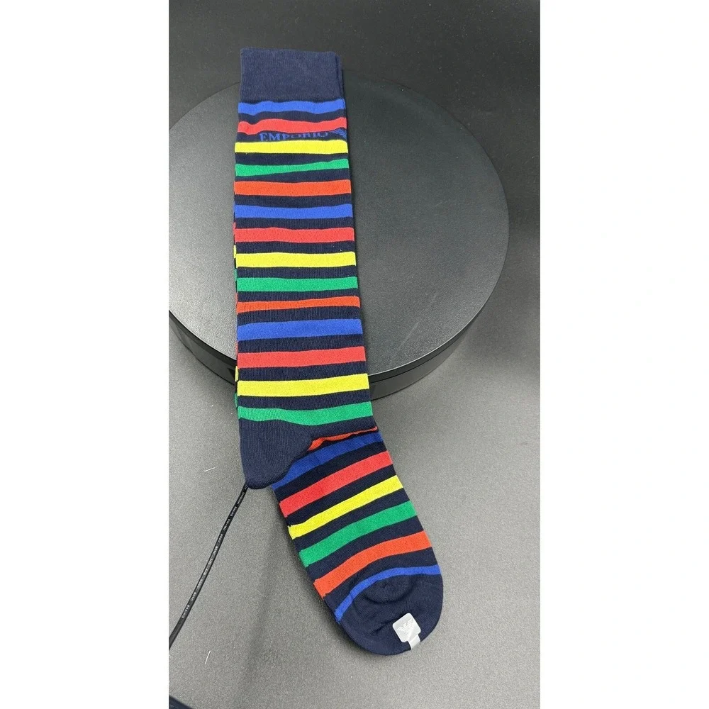 Emporio Armani Socks set, 2 pairs, Men's colorful socks, one size fits all,  box